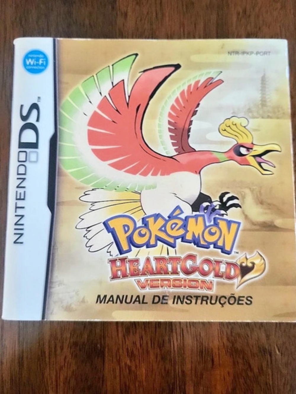 Nintendo Pokémon HeartGold Version Instruction Manual (Portuguese)